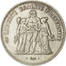 Münze, Frankreich, Hercule, 50 Francs, 1974, VZ, Silber, KM:941.2, Gadoury:882a