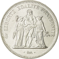 Coin, France, Hercule, 50 Francs, 1974, AU(55-58), Silver, KM:941.2