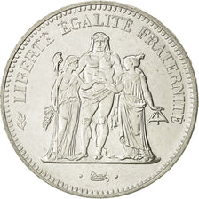 Coin, France, Hercule, 50 Francs, 1974, AU(55-58), Silver, KM:941.2
