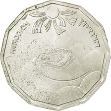 Moneda, Israel, 1/2 Sheqel, 1983, Munich, EBC, Plata, KM:126