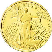 États-Unis, Medal, Reproduction 20 Dollars, FDC, Or