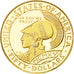 États-Unis, Medal, Reproduction 50 dollars 1915, FDC, Or