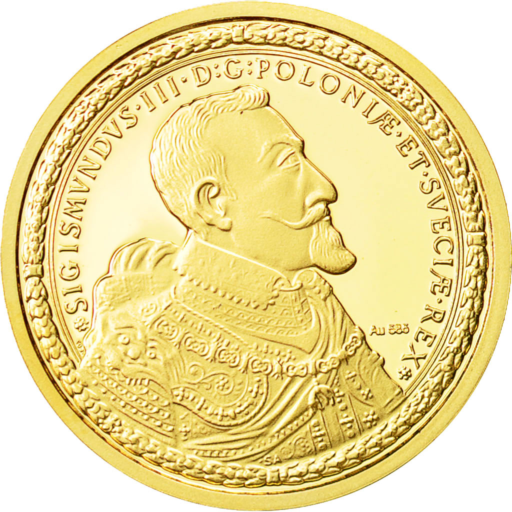 Poland, Medal, Reproduction Sigismundus III, MS(65-70), Gold