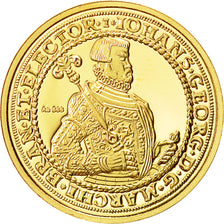Duitsland, Medal, Reproduction Coin Johans Georg, FDC, Goud