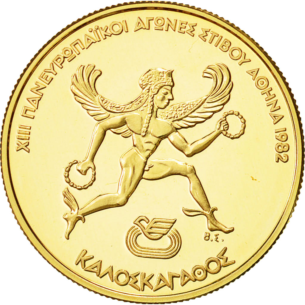 Coin, Greece, 2500 Drachmai, 1981, MS(65-70), Gold, KM:128