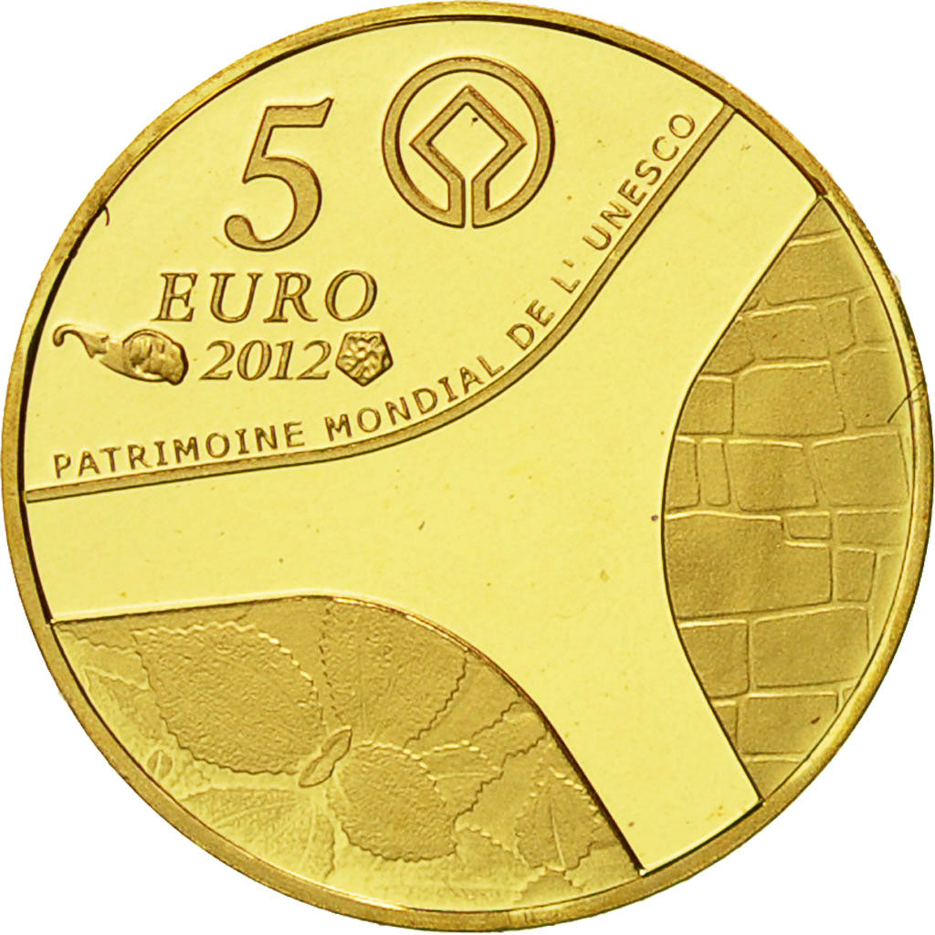 France, 5 Euro, Egypte, 2012, MS(65-70), Gold, KM:1907