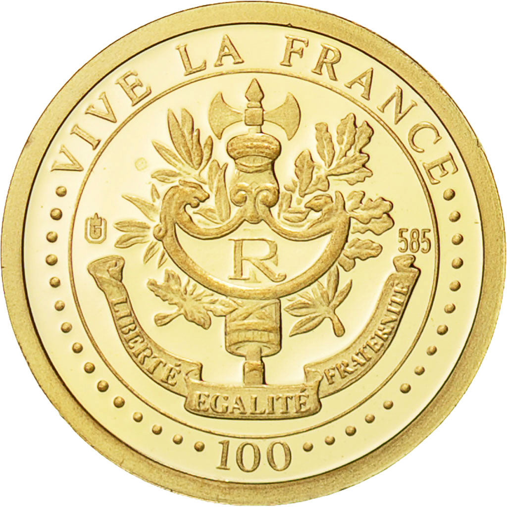 France, Medal, Napoléon Bonaparte, MS(65-70), Gold
