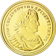 Francja, Medal, Reproduction Solidus Constantin, MS(65-70), Złoto