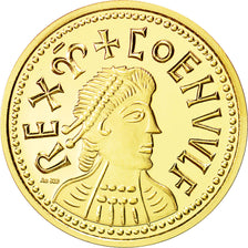 France, Medal, Reproduction Trémissis, MS(65-70), Gold