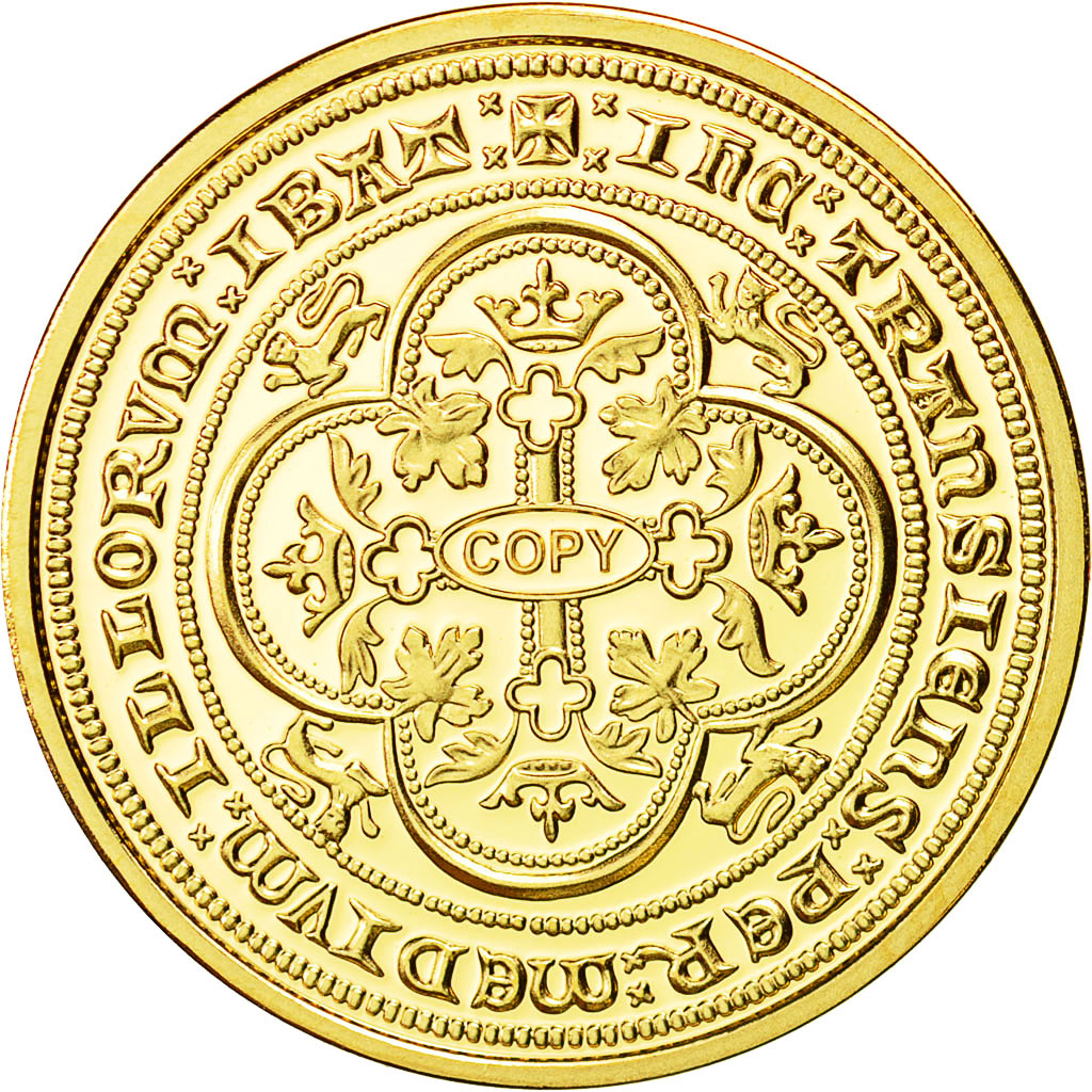 Grande-Bretagne, Medal, Reproduction Edward Gold Coin, FDC, Or