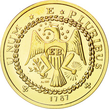 Stany Zjednoczone, Medal, Reproduction Brasher Doubloon 1787, MS(65-70), Złoto