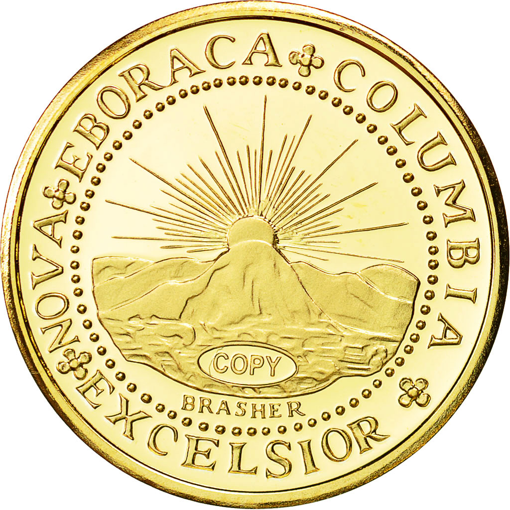 United-States, Medal, Reproduction Brasher Doubloon 1787, MS(65-70), Gold