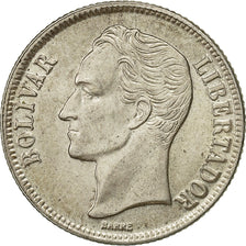 Moneda, Venezuela, Bolivar, 1954, Philadelphia, EBC, Plata, KM:37