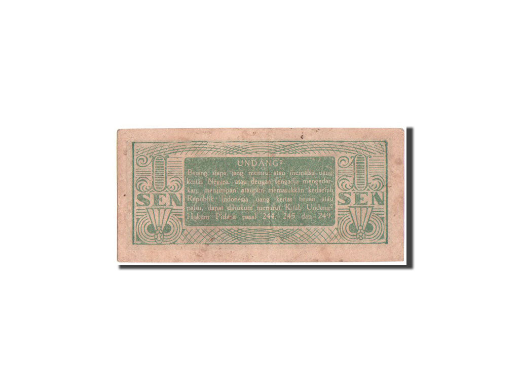 Indonésie, 1 Sen, 17.10.1945, KM:13