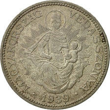 Coin, Hungary, 2 Pengö, 1939, Budapest, EF(40-45), Silver, KM:511