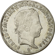 Münze, Ungarn, Ferdinand V, 20 Krajczar, 1848, SS+, Silber, KM:422