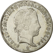 Coin, Hungary, Ferdinand V, 20 Krajczar, 1848, AU(50-53), Silver, KM:422