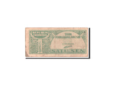 Banconote, Indonesia, 1 Sen, 1945, KM:13, 17.10.1945, MB+