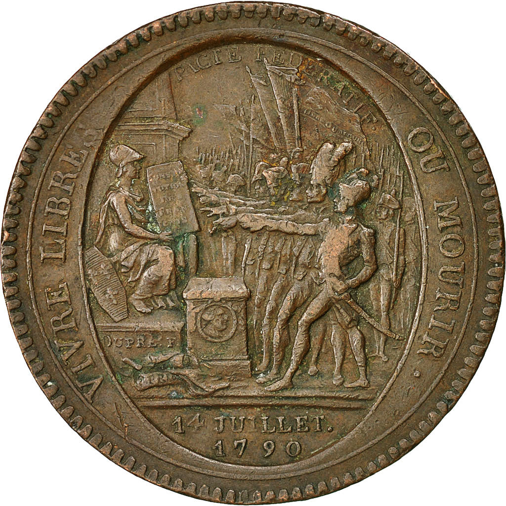 Moneta, Francia, 5 Sols, 1792, Birmingham, BB, Bronzo, KM:Tn31