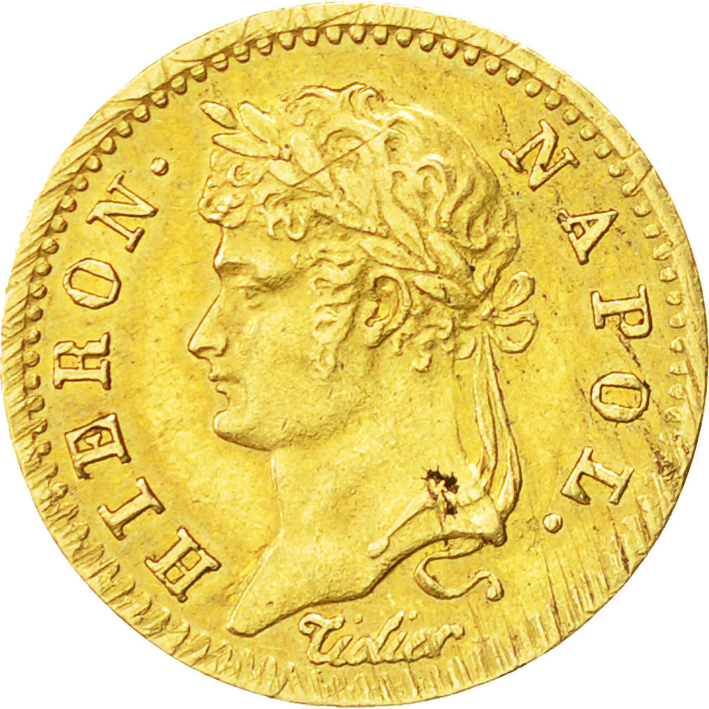 Coin, German States, WESTPHALIA, Jerome, 5 Franken, 1813, Cassel, EF(40-45)