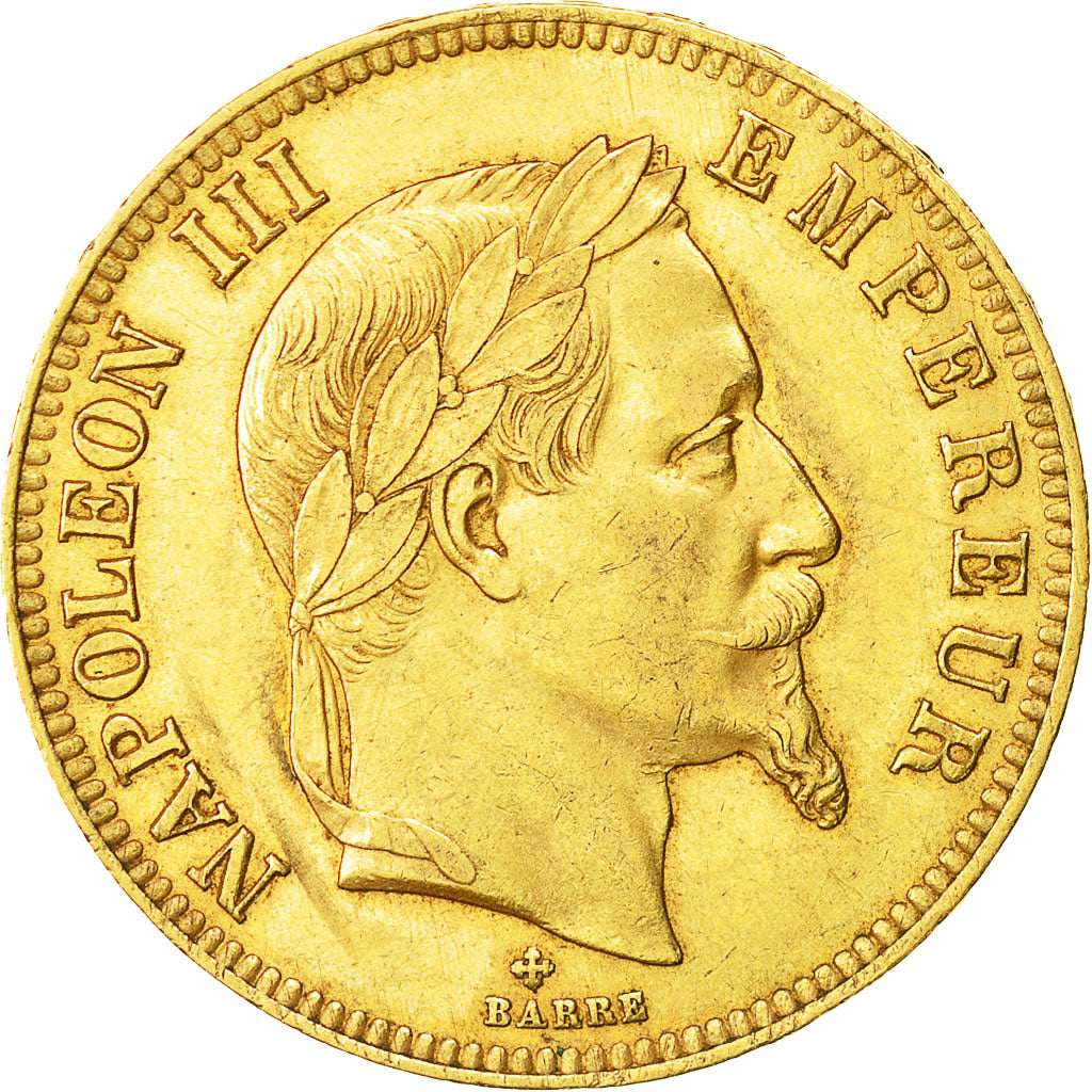 Moneda, Francia, Napoleon III, Napoléon III, 100 Francs, 1862, Strasbourg