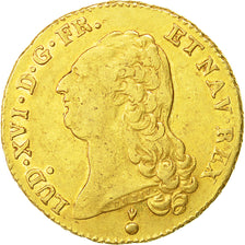 Münze, Frankreich, Louis XVI, Double louis d'or à la tête nue, 2 Louis D'or