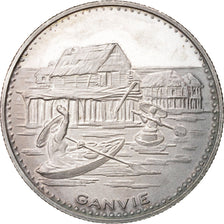 Münze, DAHOMEY, 100 Francs, 1971, UNZ, Silber, KM:1.3