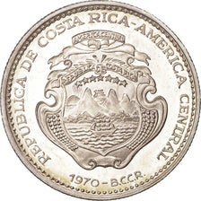 Moneda, Costa Rica, 2 Colones, 1970, SC, Plata, KM:190