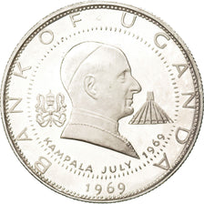 Monnaie, Uganda, 2 Shillings, 1969, SPL, Argent, KM:8