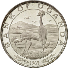 Münze, Uganda, 5 Shillings, 1969, UNZ, Silber, KM:9