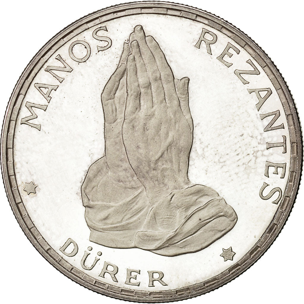 Moneda, Guinea Ecuatorial, 50 Pesetas, 1970, SC, Plata, KM:7