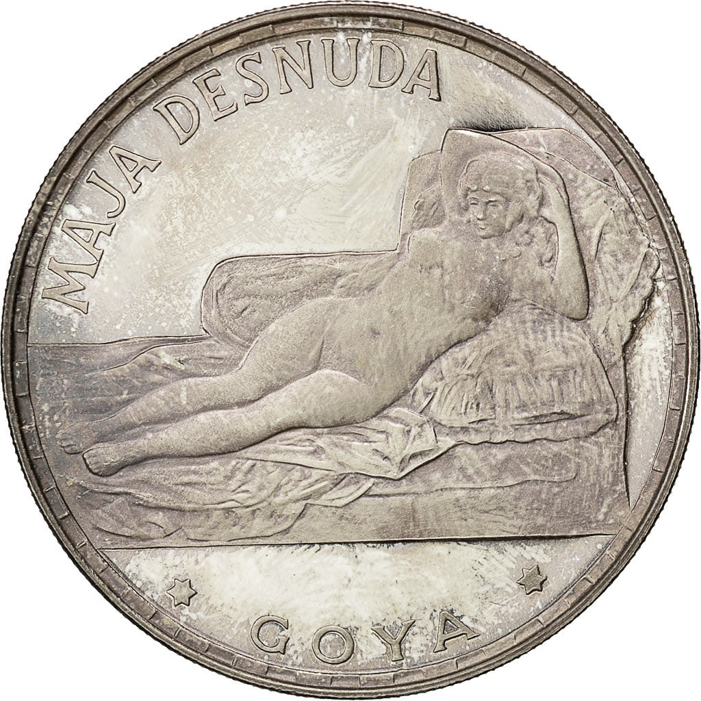 Coin, Equatorial Guinea, 100 Pesetas, 1970, MS(63), Silver, KM:13.1