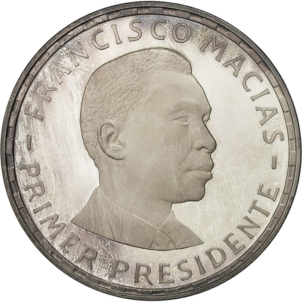 Moneta, Guinea equatoriale, 200 Pesetas, 1970, SPL, Argento, KM:19