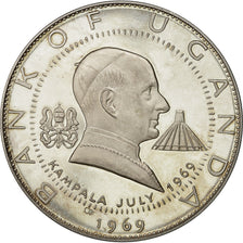 Coin, Uganda, 30 Shillings, 1969, MS(63), Silver, KM:13