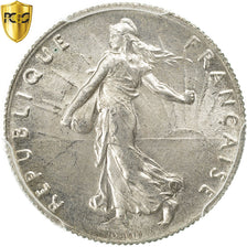 Moneda, Francia, Semeuse, 50 Centimes, 1912, Paris, PCGS, MS64, SC+, Plata