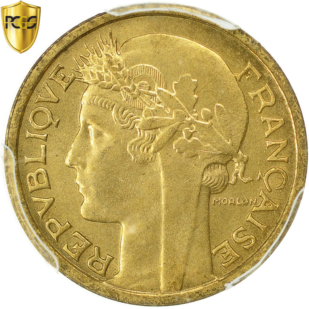 Coin, France, Morlon, 50 Centimes, 1941, PCGS, MS65, MS(65-70), Aluminum-Bronze