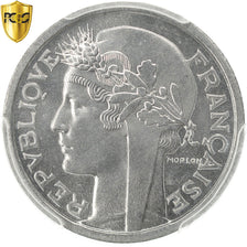 Monnaie, France, Morlon, Franc, 1957, PCGS, MS66, FDC, Aluminium, KM:885a.1