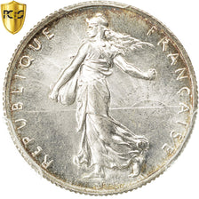 Coin, France, Semeuse, 2 Francs, 1916, Paris, PCGS, MS64, MS(64), Silver