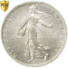 Coin, France, Semeuse, 2 Francs, 1917, Paris, PCGS, MS64, MS(64), Silver