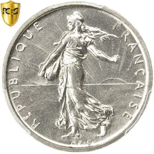 Coin, France, Semeuse, 5 Francs, 1960, PCGS, MS66, Silver, KM:926, graded