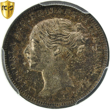 Coin, Great Britain, Victoria, 3 Pence, 1873, PCGS, PL64, MS(64), Silver