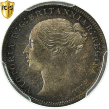Coin, Great Britain, Victoria, 3 Pence, 1874, PCGS, PL65, MS(65-70), Silver