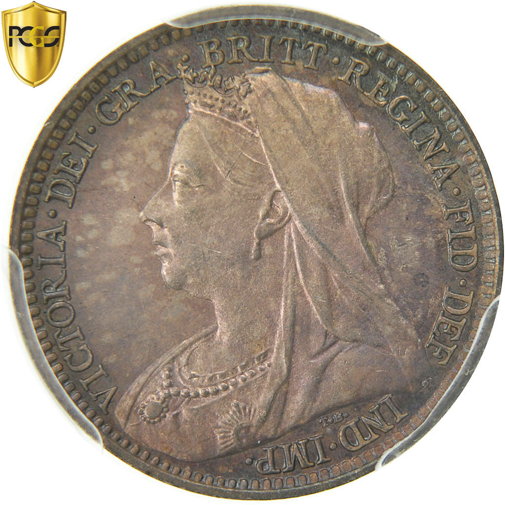 Münze, Großbritannien, Victoria, 3 Pence, 1896, PCGS, PL66, STGL, Silber