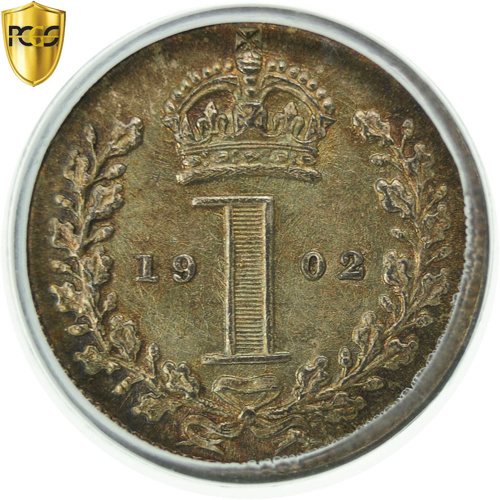 Coin, Great Britain, Edward VII, Penny, 1902, PCGS, PL66, MS(65-70), Silver