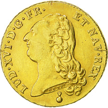 Münze, Frankreich, Louis XVI, Double louis d'or à la tête nue, 2 Louis D'or