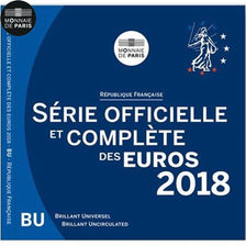 France, Monnaie de Paris, Set, 2018, MS(65-70)