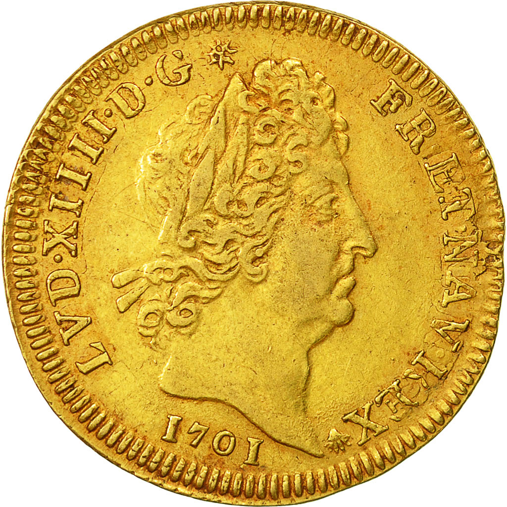 Moneta, Francia, Louis XIV, Louis d'or aux 8 L et aux insignes, Louis d'Or