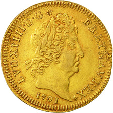 Moneta, Francia, Louis XIV, Louis d'or aux 8 L et aux insignes, Louis d'Or