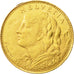 Coin, Switzerland, 10 Francs, 1914, Bern, AU(55-58), Gold, KM:36