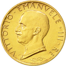 Coin, Italy, Vittorio Emanuele III, 100 Lire, 1931, Rome, AU(55-58), Gold, KM:72